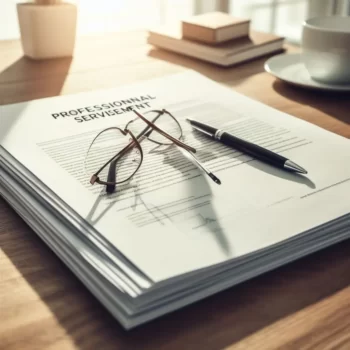 Ejemplo de contrato por servicios profesionales