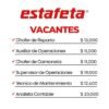 📢 ¡Nuevas Vacantes en Estafeta! Únete a Nuestro Equipo Hoy Mismo